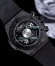 Swiss HUB1242 Hublot Replica Big Bang Watch Carbon Watch -  Carbon Bezel Black Band (8)_th.jpg